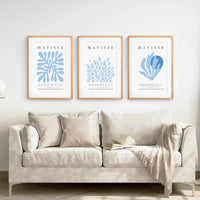 Light Blue Henri Matisse Exhibition Art Set