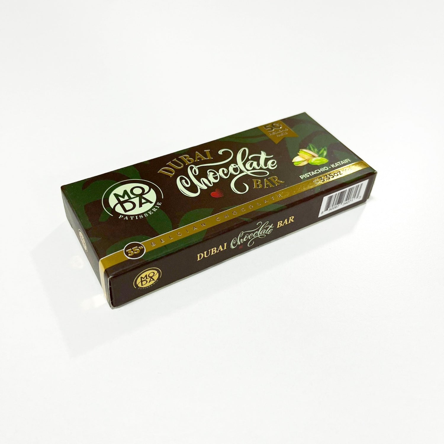 Moda Dubai Chocolate Bar 3.5oz (95G)