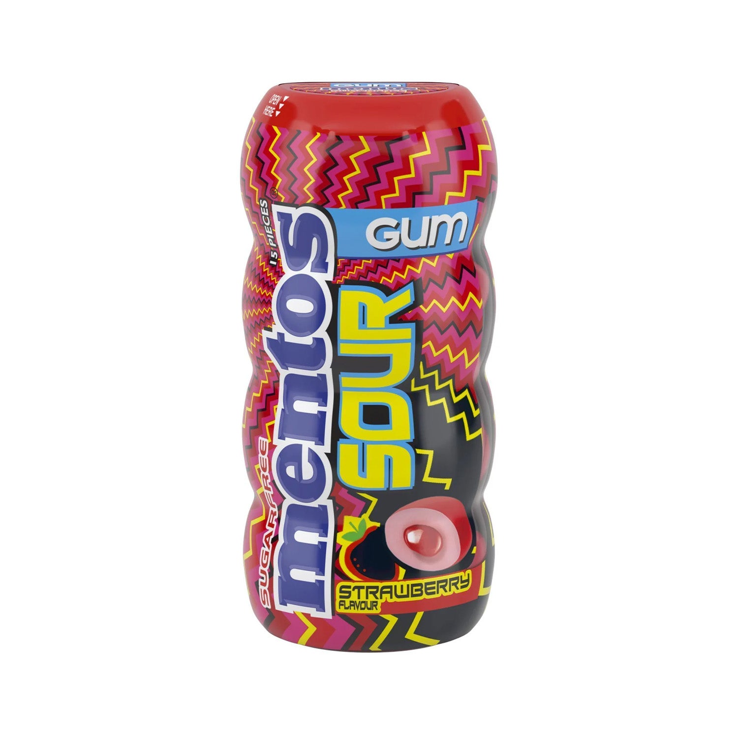 Mentos Sour Strawberry 30G