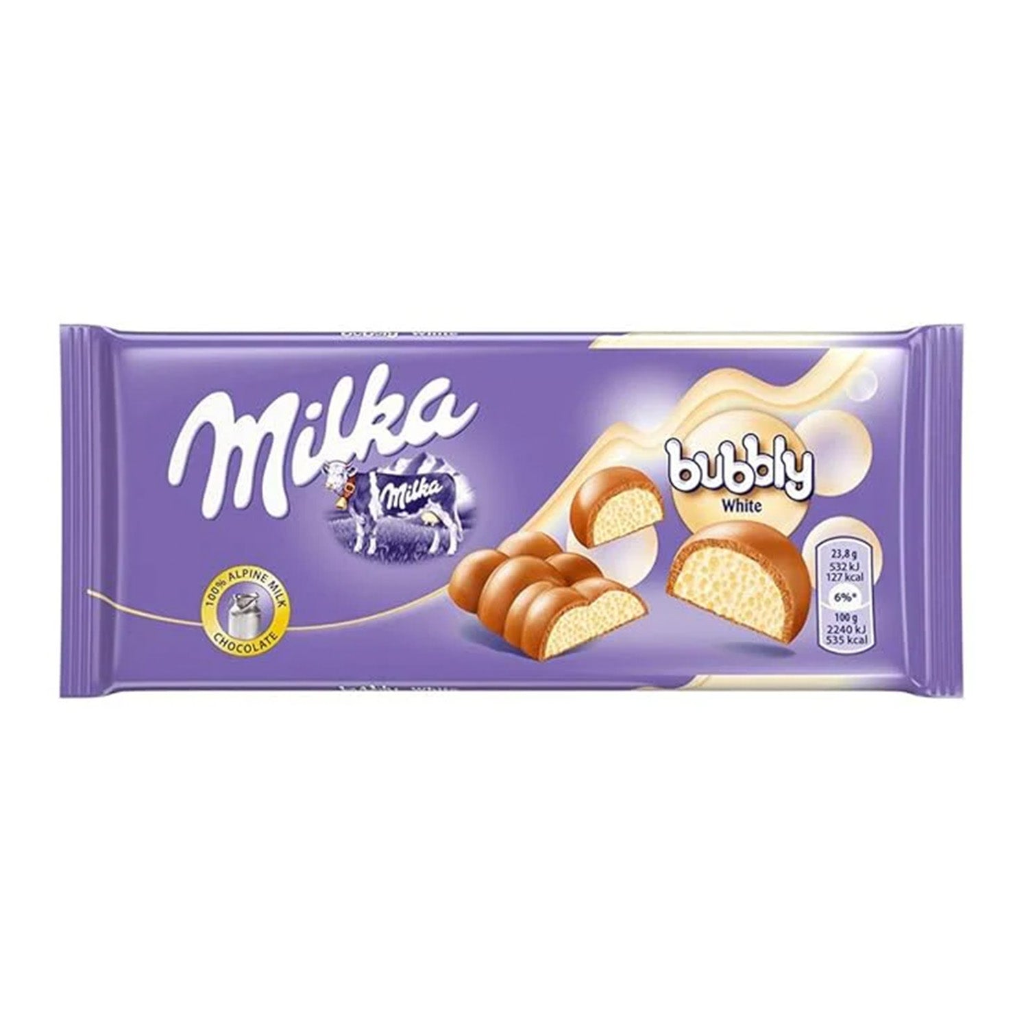 Milka Bubbly White Cholate95G