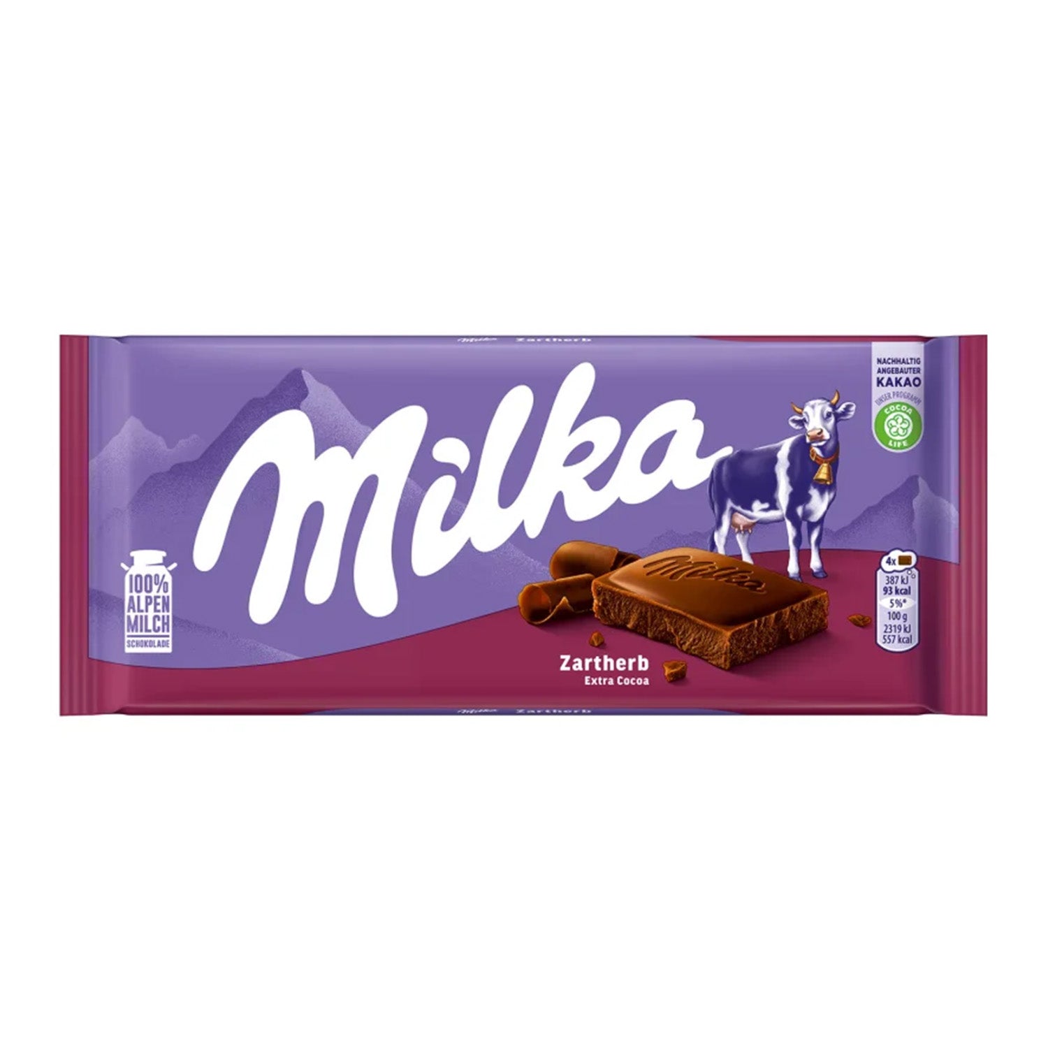 Milka Dark/ Zartherb 100G