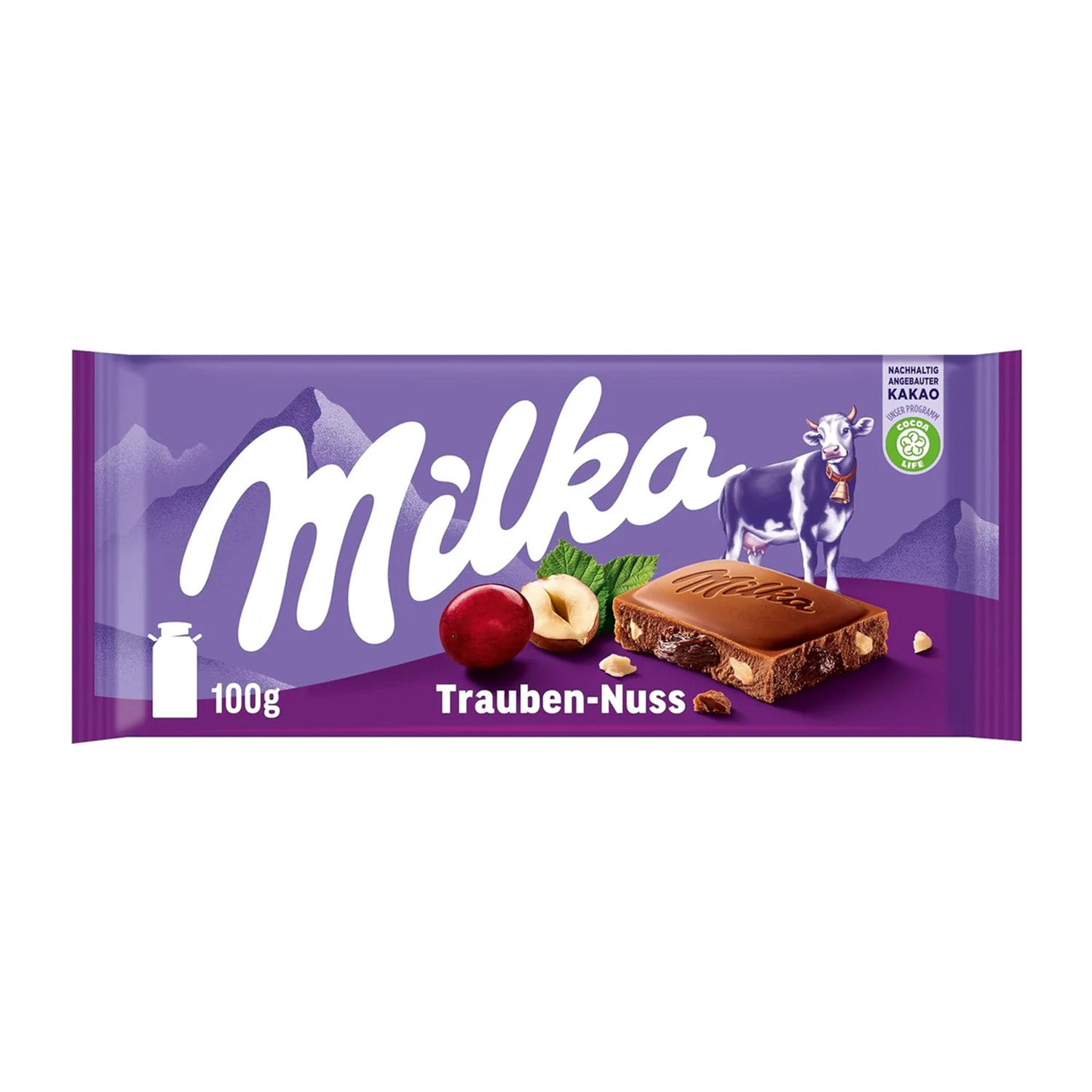 Milka Raisin Hazelnut 100G