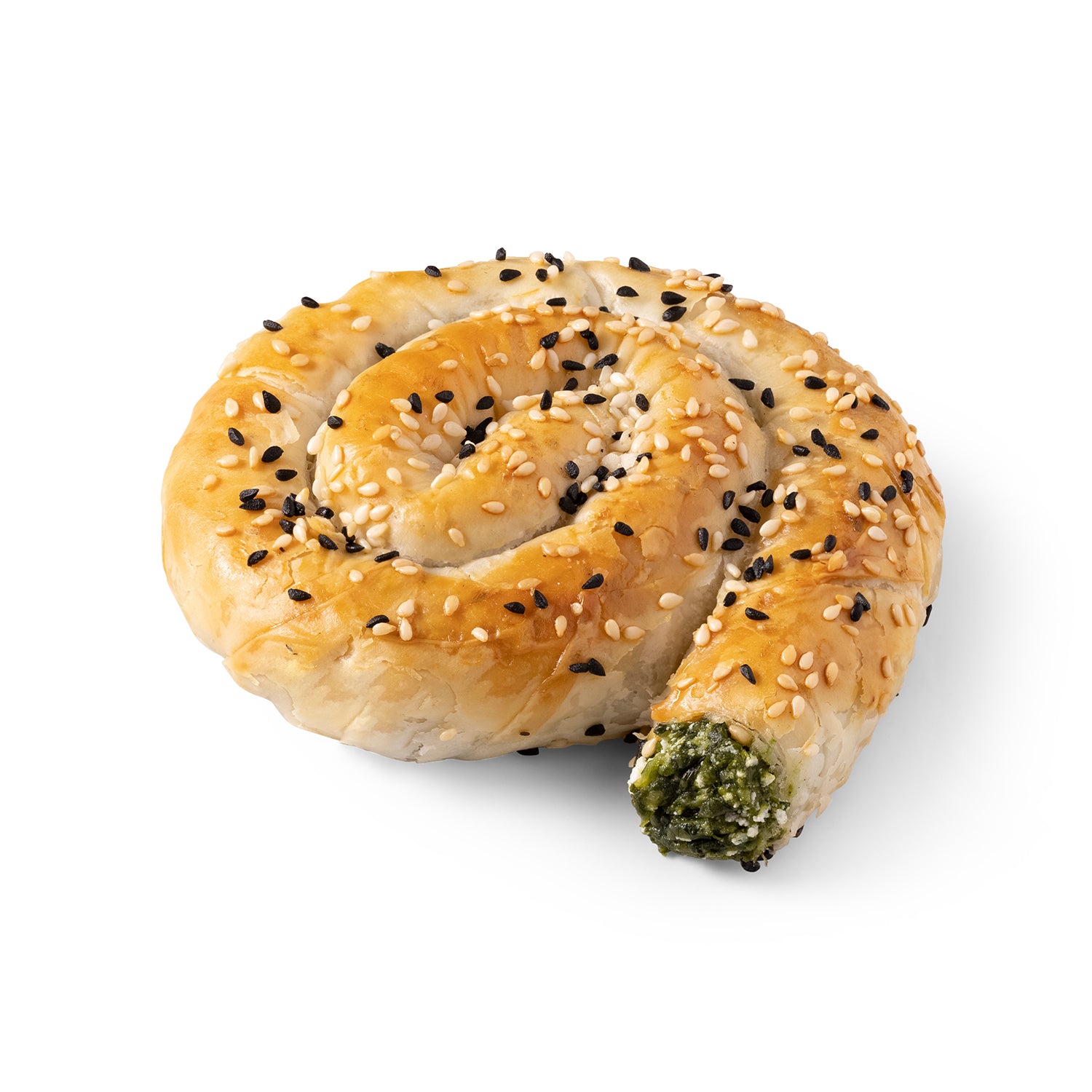 Moda Mom's Borek, Mini Spiral Pie with Spinach and Cheese, 5.3oz (150g), 60Pcs