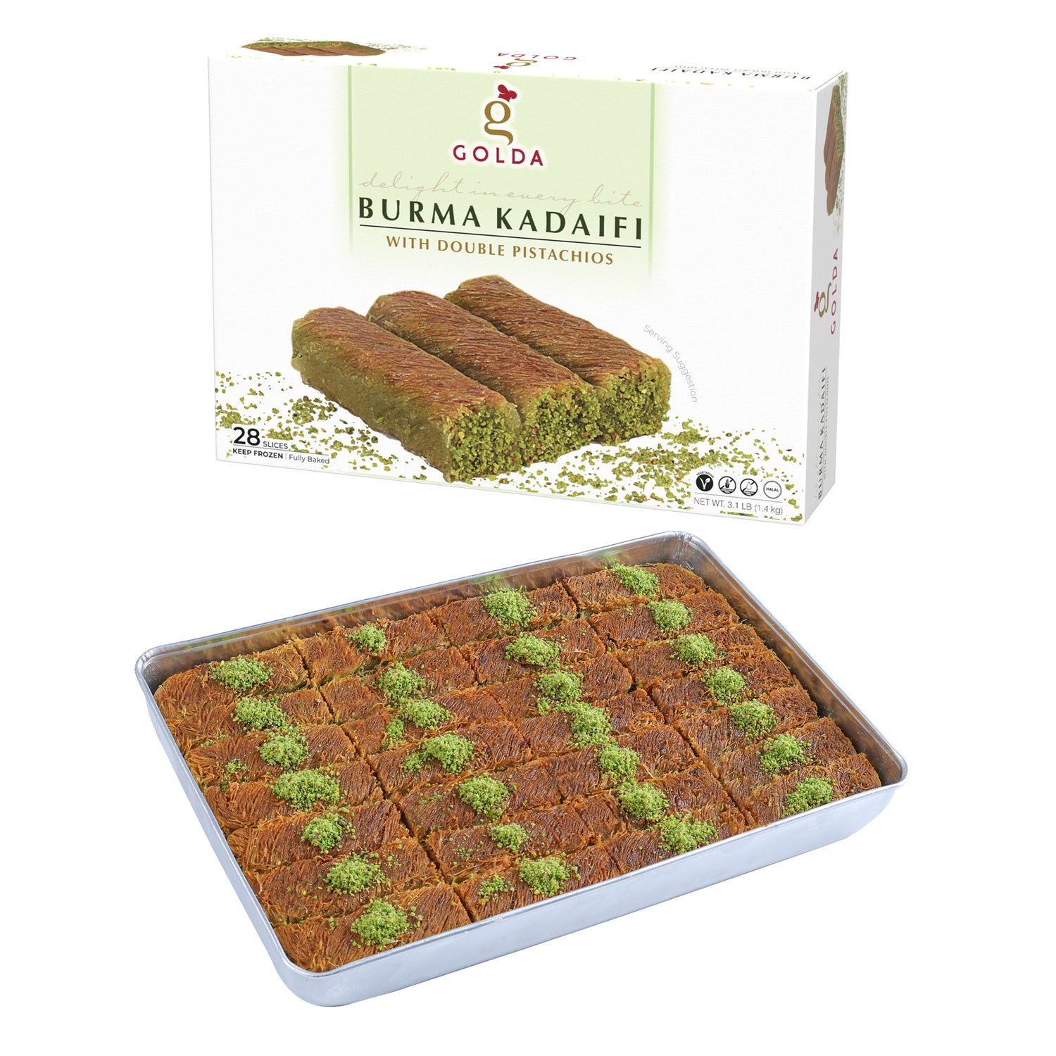 Golda Burma Kadaifi 3.1 Lb