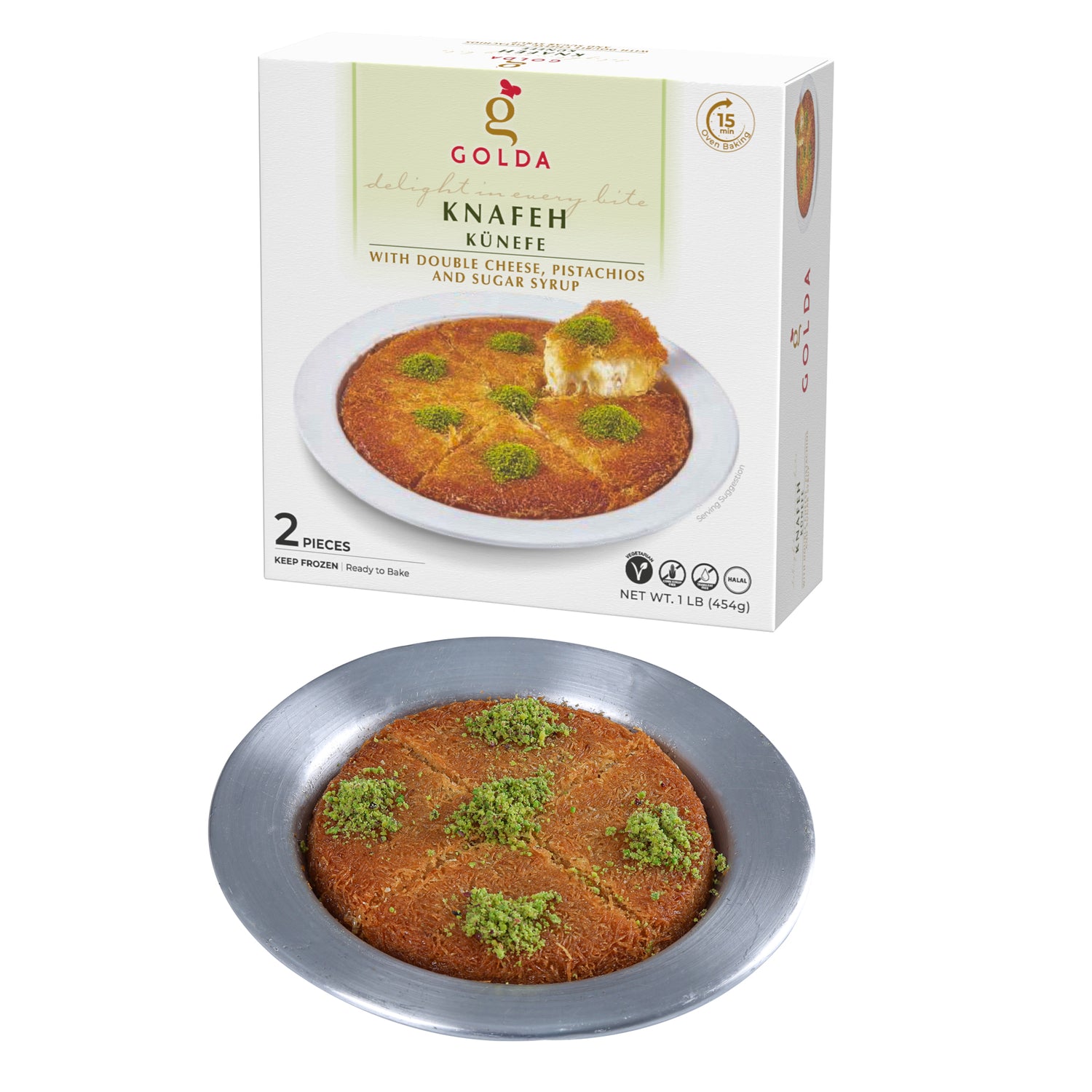 Golda Kunefe Pistachio 1 Lb