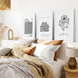 Black and White Matisse Art Set of 3 Posters