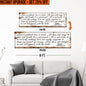 Upgrade Your 16x48 Inches '1 Corinthians 13 - Love Is Patient Rustic' (Style 1) Canvas To 20x60 Inches