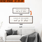 Upgrade Your 12x36 Inches 'Give It To God And Go To Sleep Sign VII' (Style 1) Canvas To 16x48 Inches