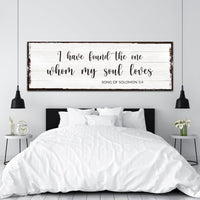 Song Of Solomon 3:4 - The One Whom My Soul Loves Sign II