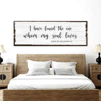 Song Of Solomon 3:4 - The One Whom My Soul Loves Sign II