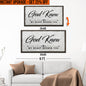 Upgrade Your 48x24 Inches 'God Knew' (Style 1) Canvas To 60x30 Inches