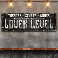Lower Level Sign