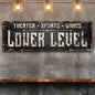 Lower Level Sign