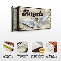 Angels Gather Here Sign II