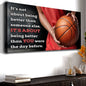 It's Not About Being Better Sports Quote Sign V