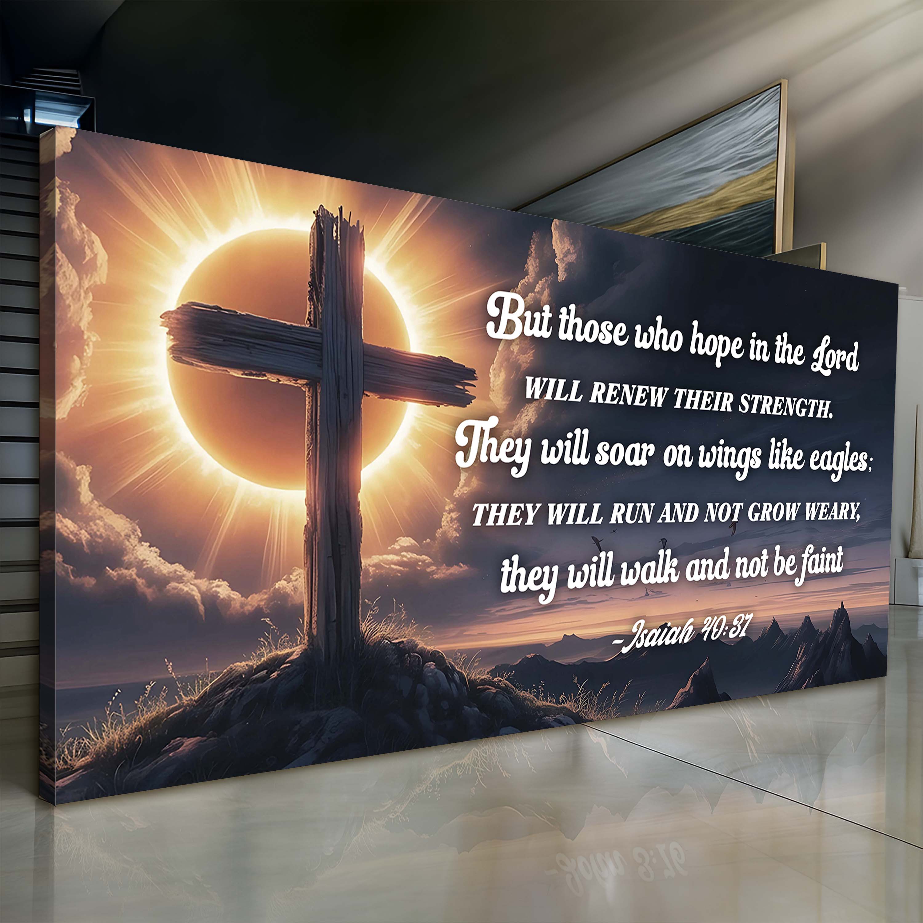 Isaiah 40:31 - Those Who Hope In The Lord Faith Sign