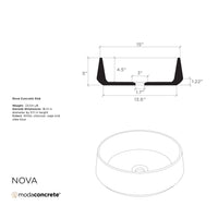 Nova Concrete Sink