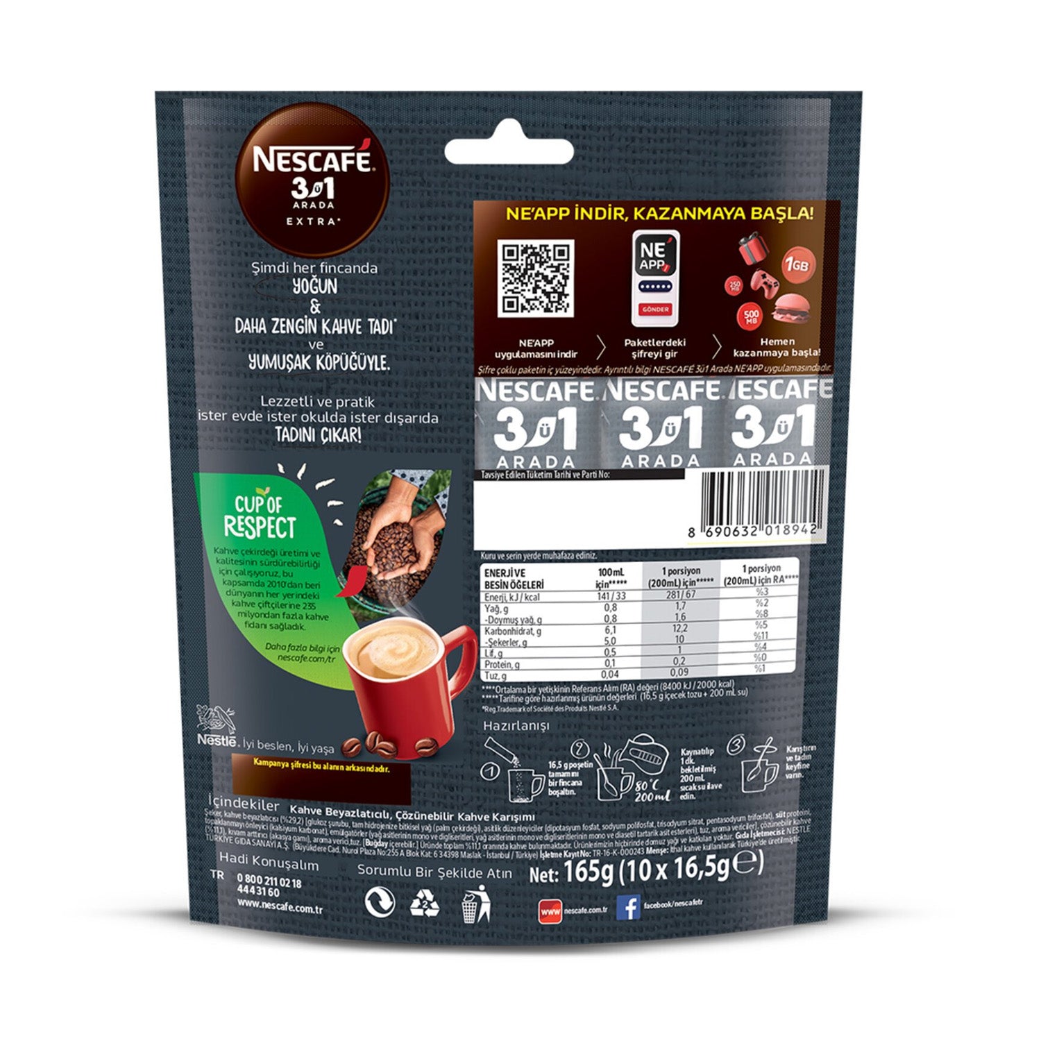 Nescafe Extra 3In1 10Pc