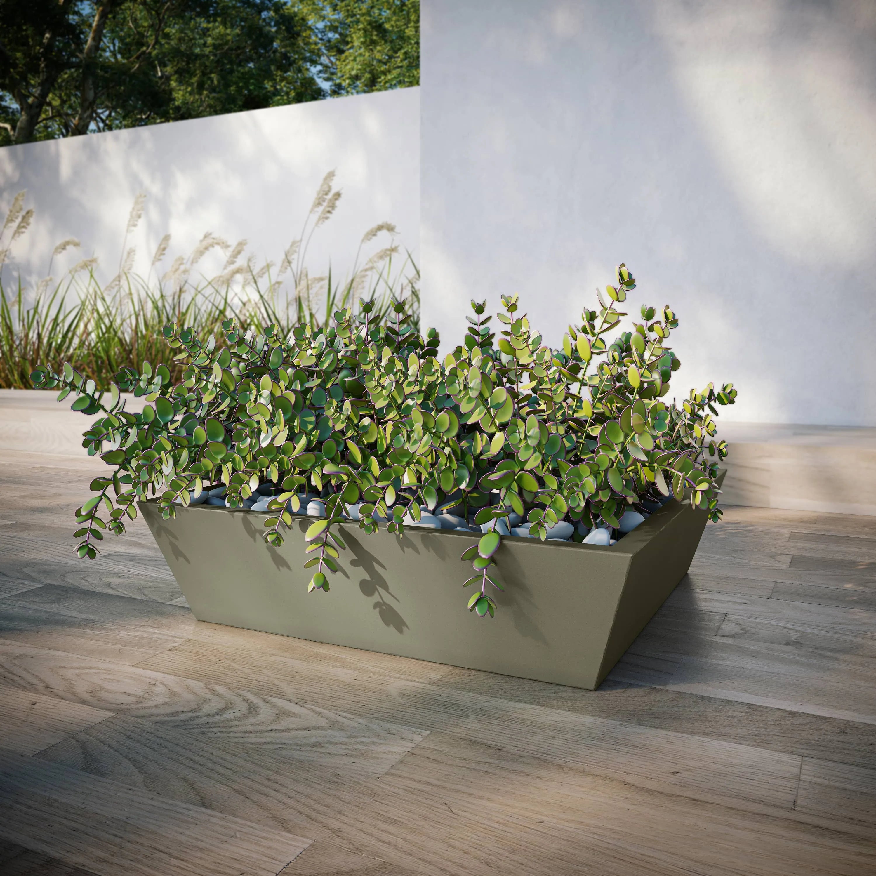 Newport Outdoor Shallow Planter