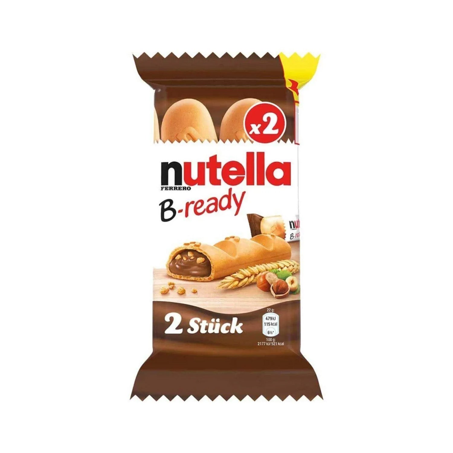 Nutella B-Ready 44G/2 Pack