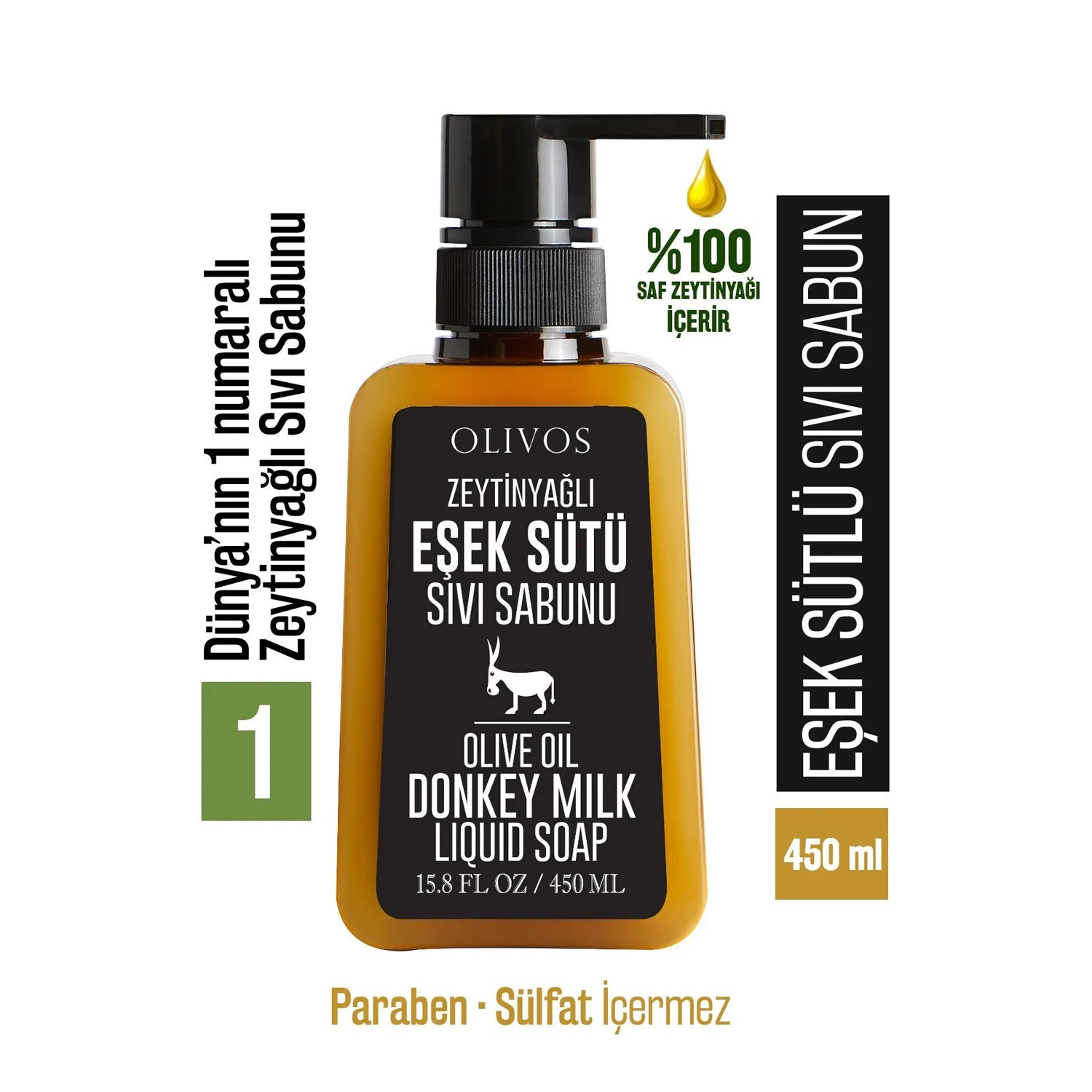 Olivos Donkey Milk Soap 450Ml