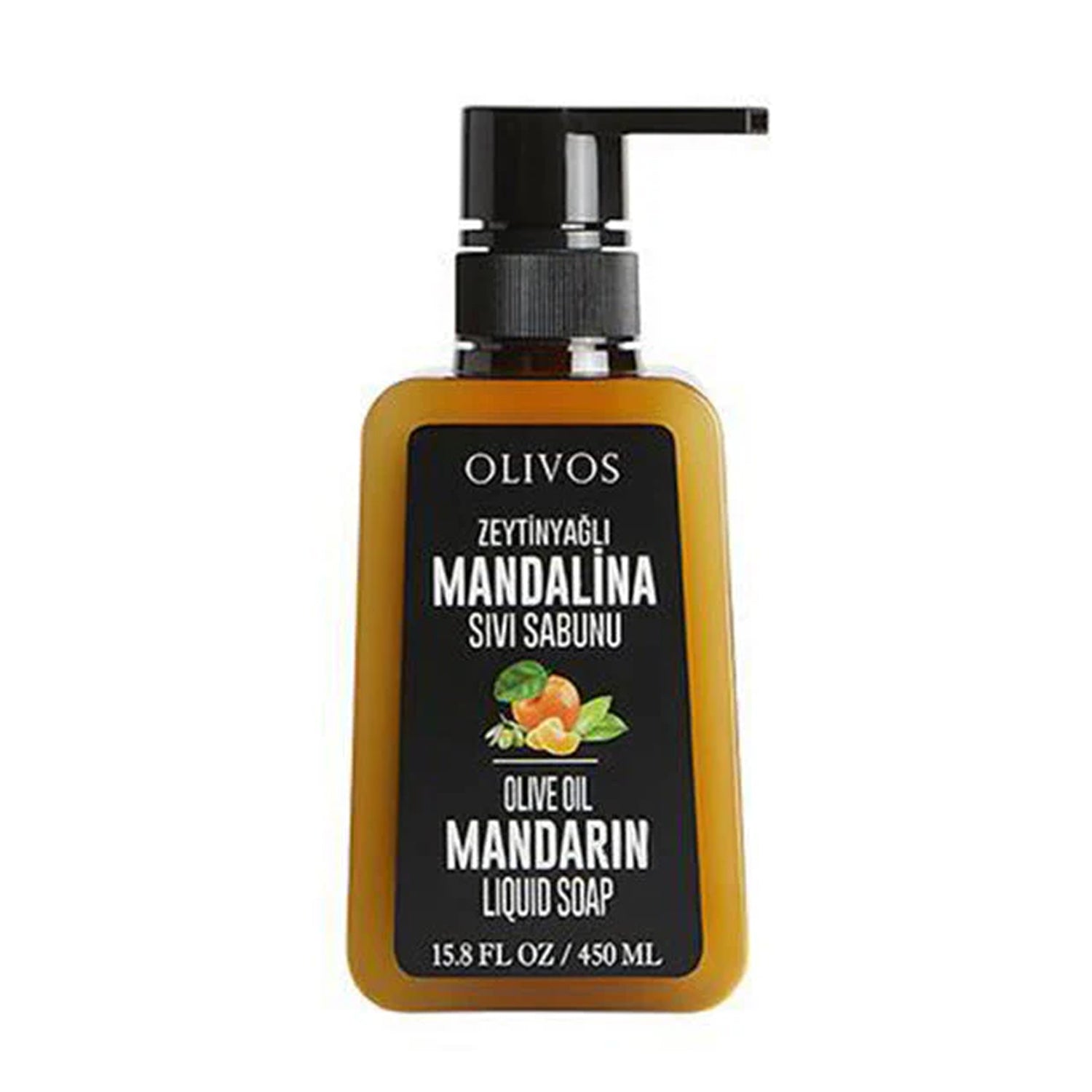 Olivos Mandarin Liquid Soap 450Ml