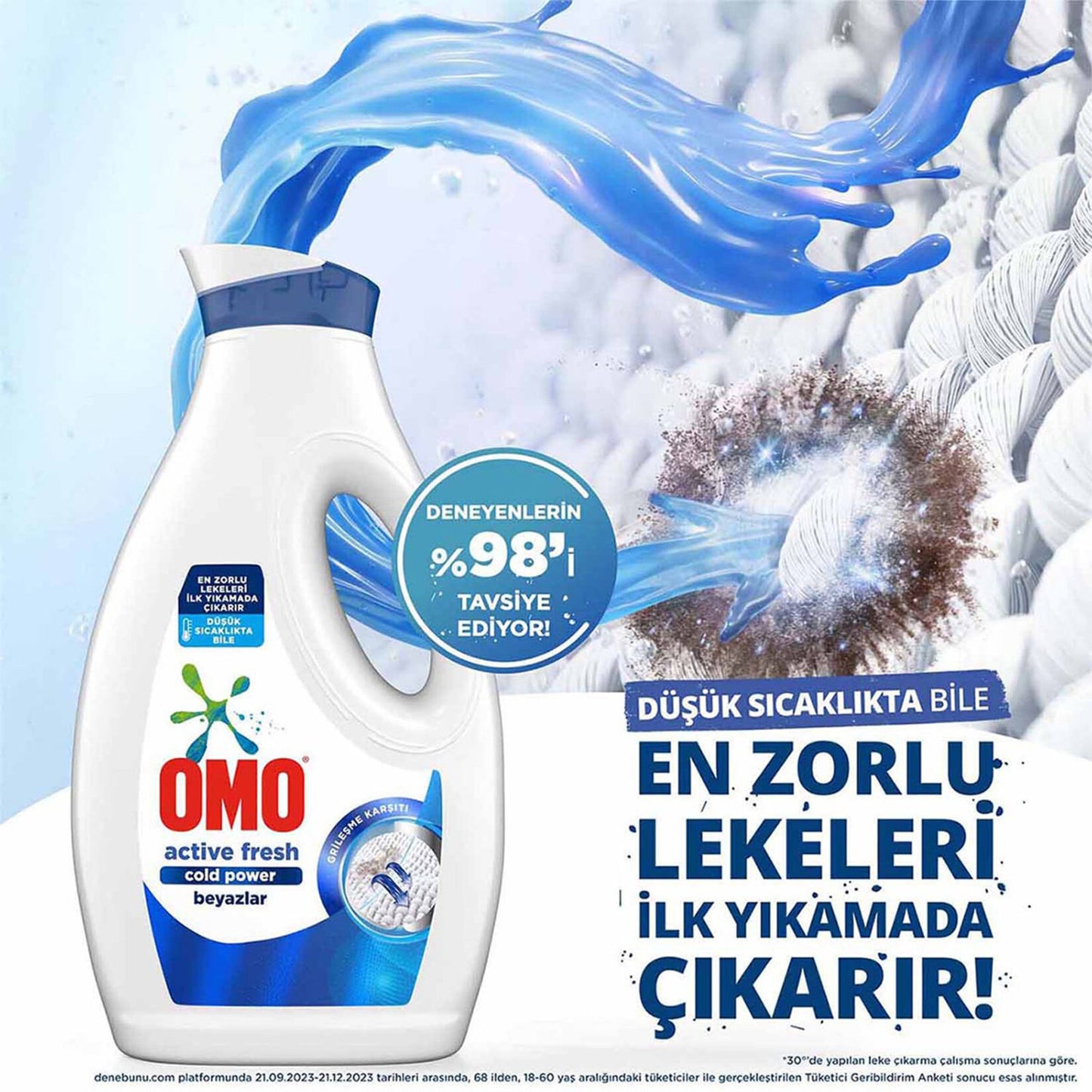 Omo Detergent Liquid White 1.69Lt