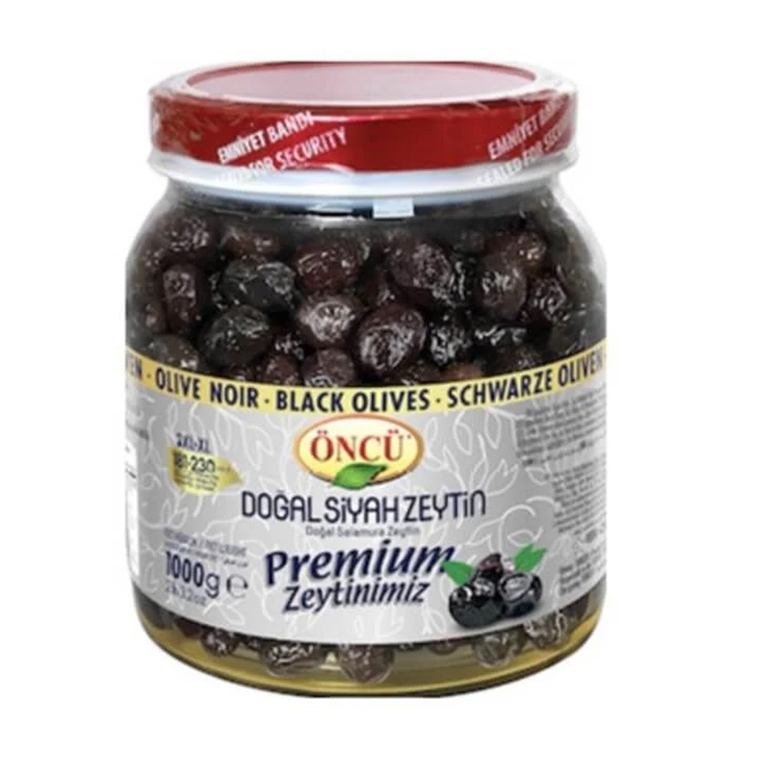 Oncu Black Olives 2Xl 1Kg
