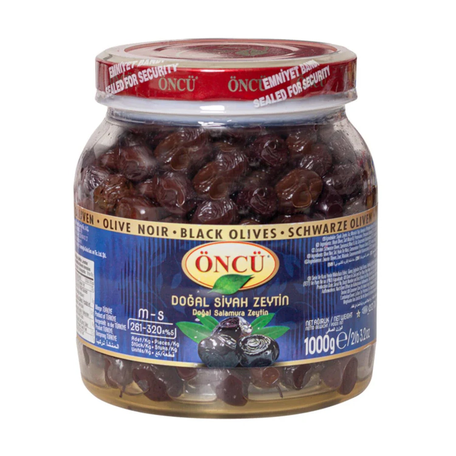 Oncu Black Olives M-S 1 Kg