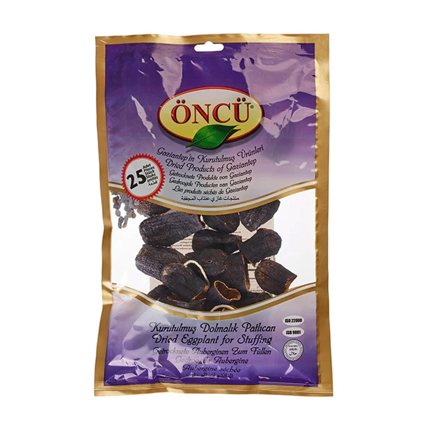 Oncu Dried Eggplant 25 Pcs