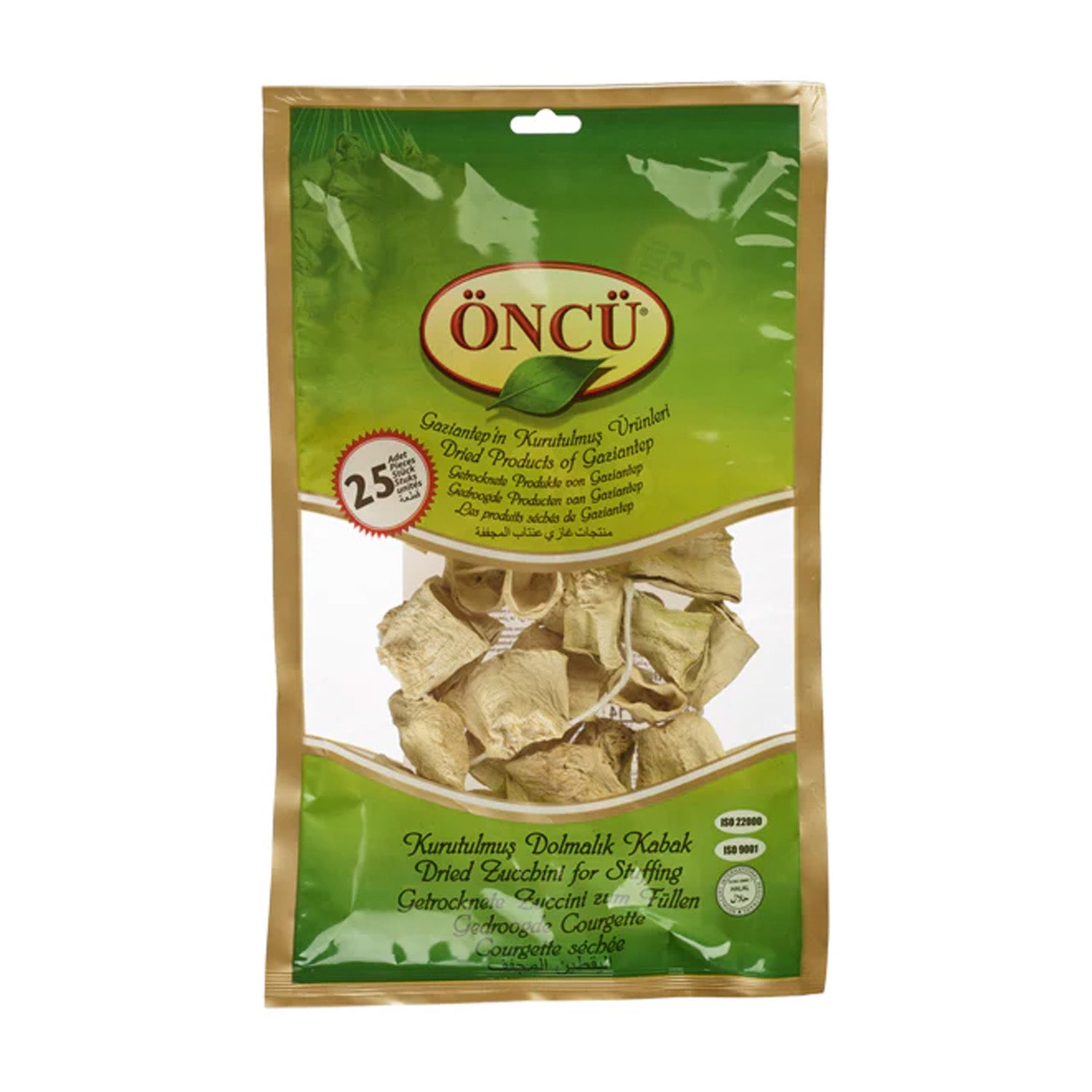 Oncu Dried Zuccini 25 Pcs