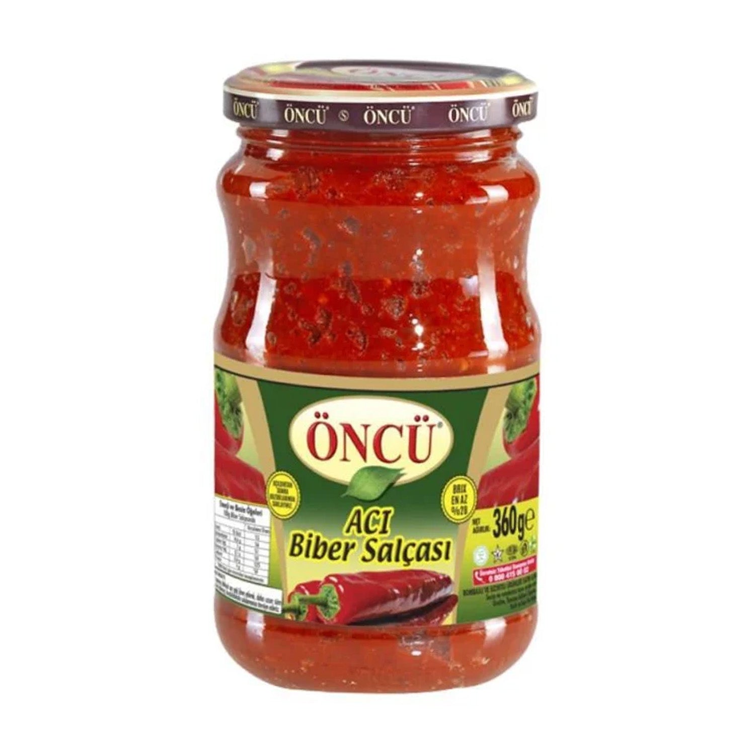 Oncu Pepper Paste Hot 370 G