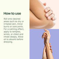 Organic Lavender & Frankincense Castor Body Oil Roll-On 30 mL