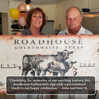 Cattle Ranch Sign X