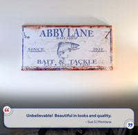 Bait and Tackle Sign