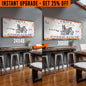 Upgrade Your 48x24 Inches 'Rustic Horse Ranch' (Style 2) Canvas To 60x30 Inches