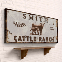 Angus Cattle Ranch Sign