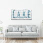 Wooden Lake Arrow Sign
