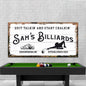 Billiards Room Sign II