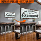 Upgrade Your 20x10 Inches 'Family Farmhouse' (Style 1) Canvas To 24x48 Inches