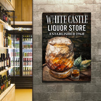Liquor Store Sign III | Customizable Canvas