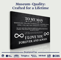 To My Man Father's Day Gift Sign II