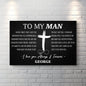 To My Man Father's Day Gift Sign