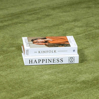 Brockton Solid Sage Green Wool Rug