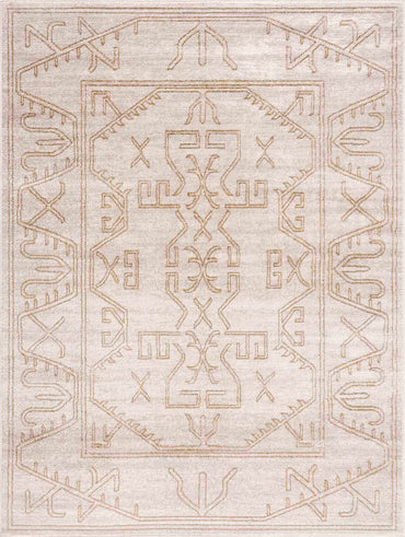 Divya Cream & Gold Area Rug - Clearance