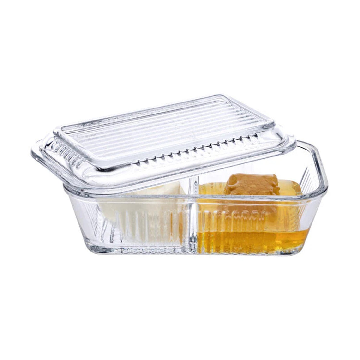 Pasabahce Sectioned Glass Honey&Butter