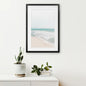 Neutral Summer Photo. Blue Ocean Waves, Sandy Beach
