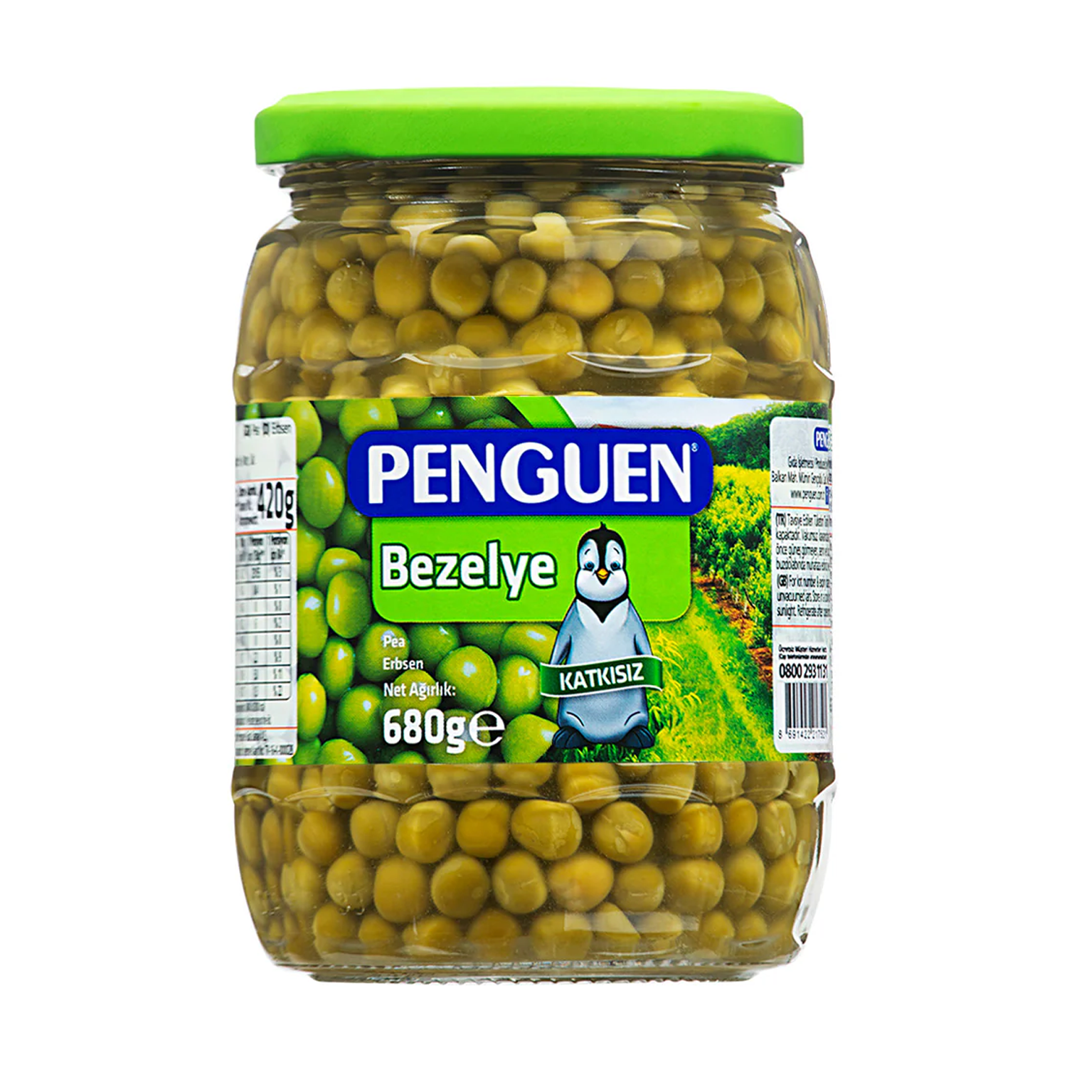 Penguen Green Peas 680G Jar