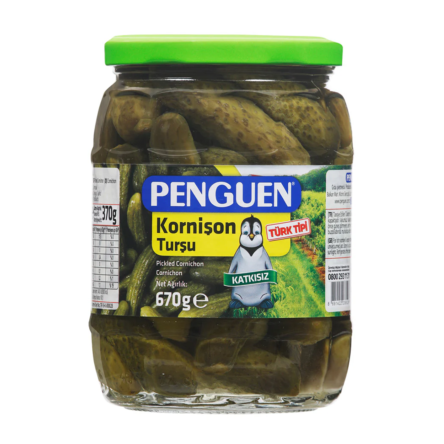 Penguen Cornichon Pickle 670G