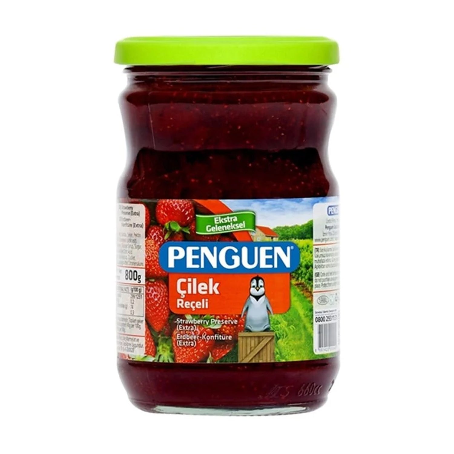 Penguen Strawberry Jam 800G